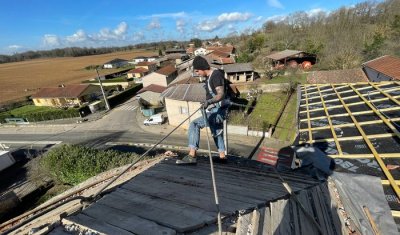 Rénovation de toiture - Emile Toiture artisan couvreur à Lagnieu
